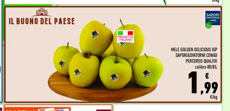 Mele Golden Delicious IGP