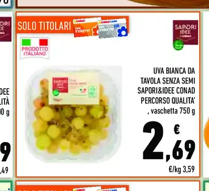 Uva bianca da tavola
