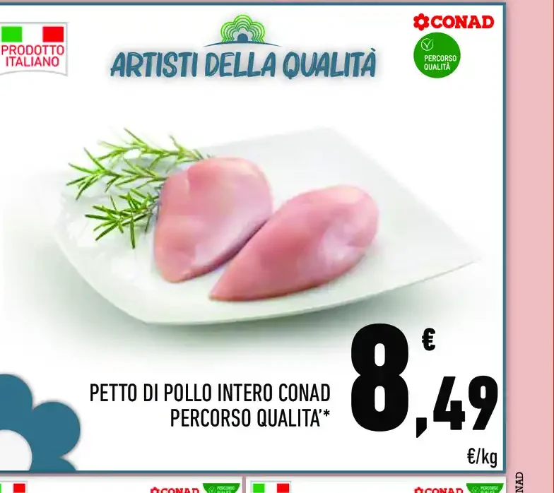 Petto di pollo intero