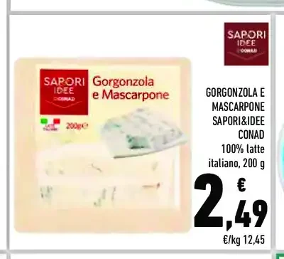 Gorgonzola e mascarpone
