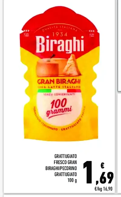 Grattugiato fresco Gran Biraghi