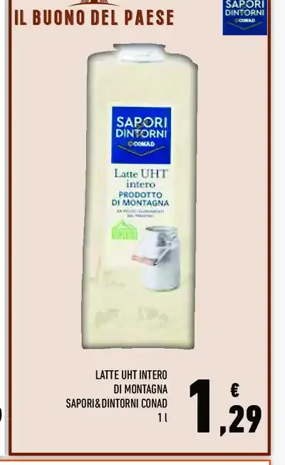 Latte UHT intero Sapori&Dintorni