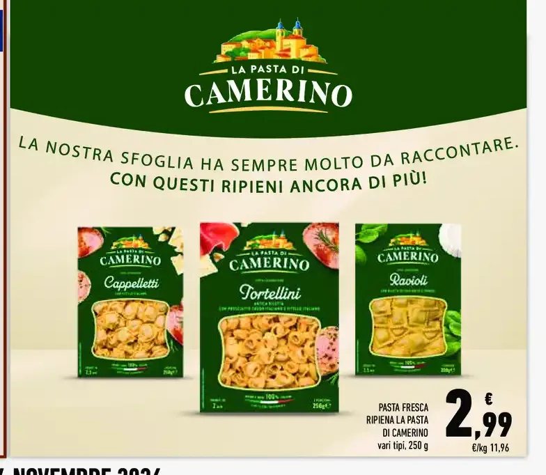 Pasta fresca ripiena La Pasta di Camerino