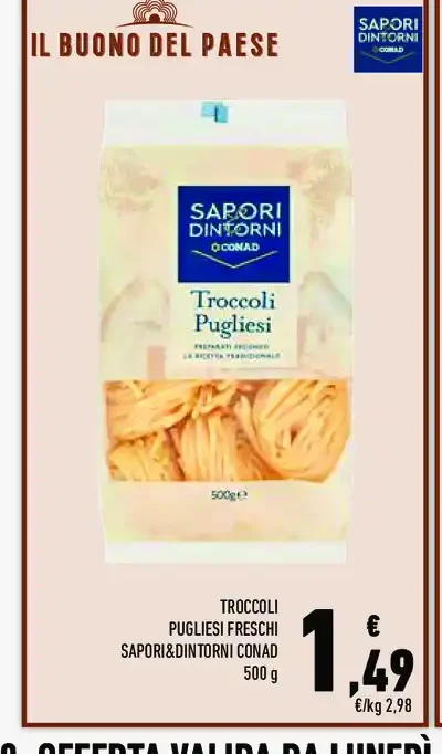 Troccoli pugliesi freschi