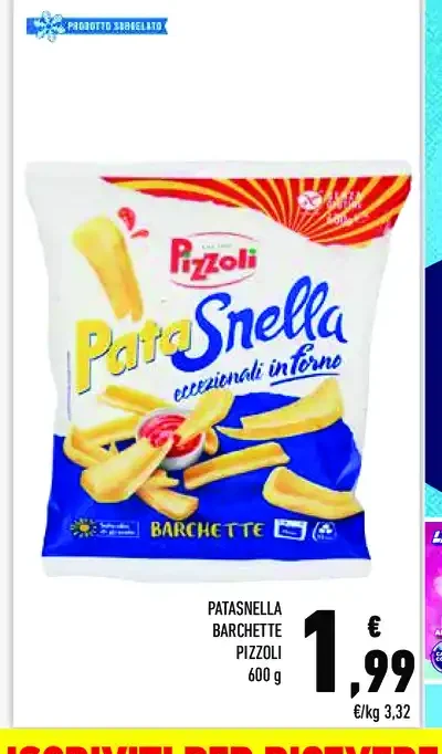 Patasnella barchette Pizzoli