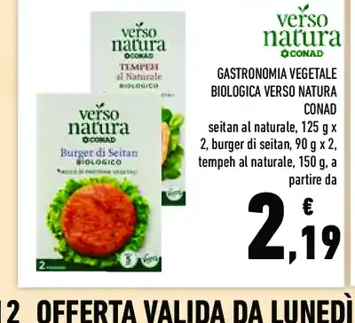Gastronomia vegetale biologica Verso Natura