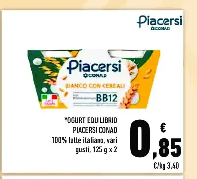 Yogurt equilibrio Piacersi