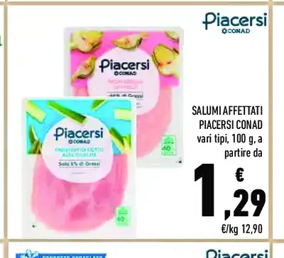 Salumi affettati Piacersi
