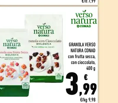 Granola Verso Natura Conad