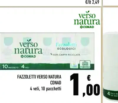 Fazzoletti Verso Natura Conad