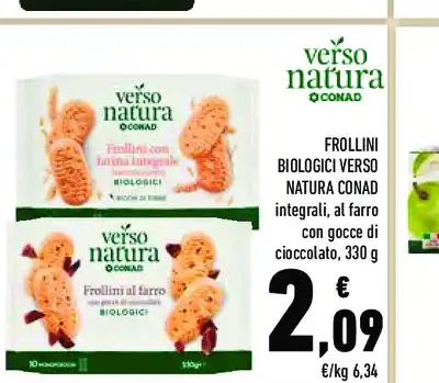 Frollini biologici Verso Natura Conad