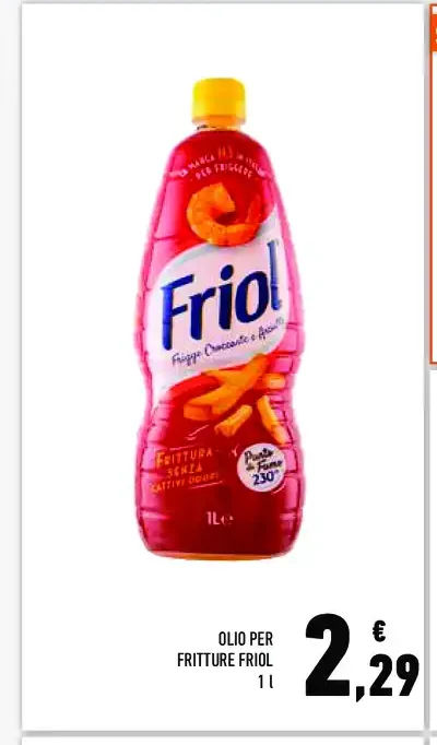 Olio per fritture Friol