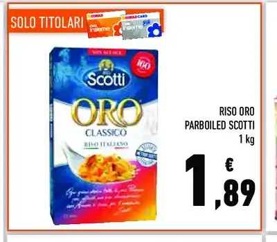 Riso Oro Parboiled Scotti
