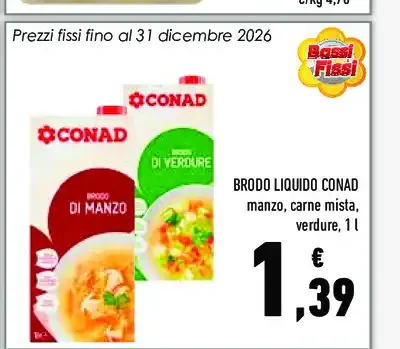 Brodo liquido Conad