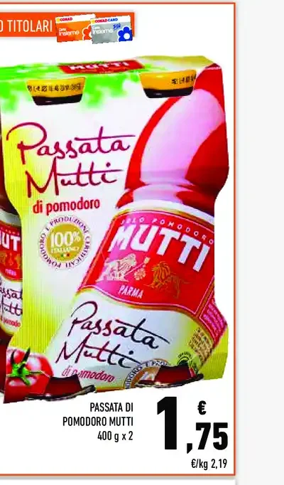 Passata di pomodoro Mutti