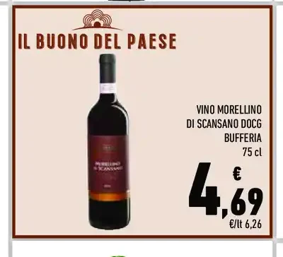 Vino Morellino di Scansano DOCG Bufferia