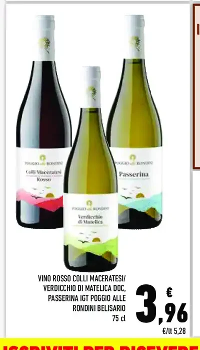 Vino rosso Colli Maceratesi