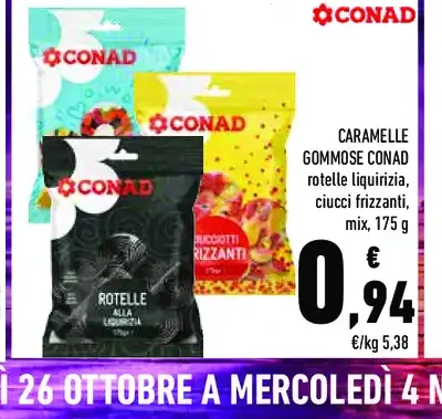 Caramelle gommose Conad
