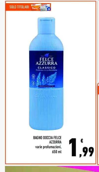 Bagno doccia Felce Azzurra