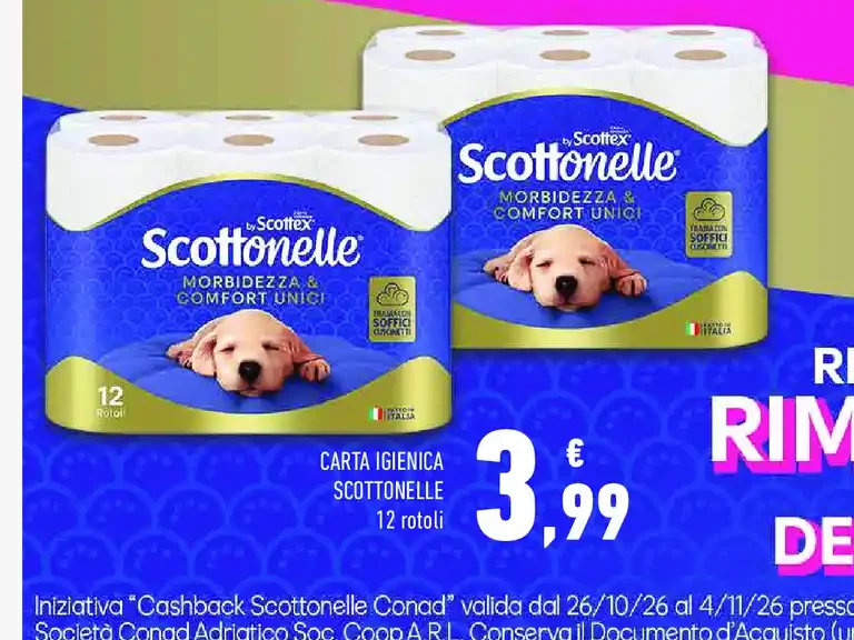 Carta igienica Scottonelle