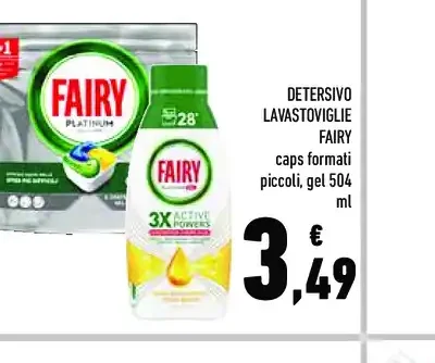 Detersivo lavastoviglie Fairy