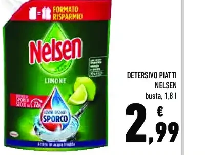Detersivo piatti Nelsen