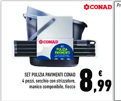Set pulizia pavimenti Conad