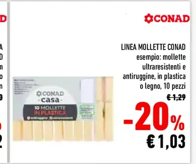 Linea mollette Conad