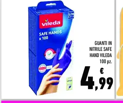 Guanti in nitrile Safe Hand Vileda