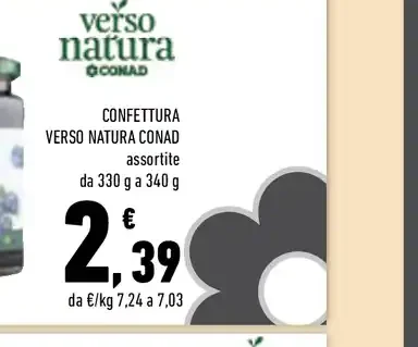 Confettura Verso Natura Conad