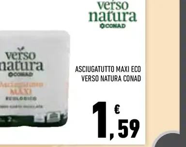 Asciugatutto maxi eco Verso Natura Conad