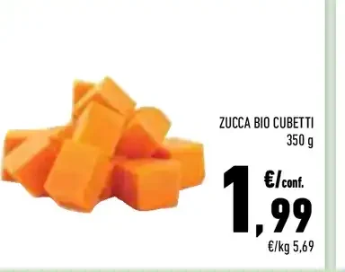 Zucca bio cubetti