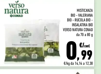 Misticanza bio Verso Natura Conad