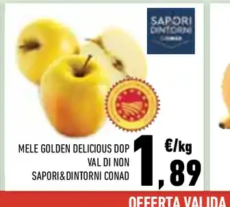 Mele Golden Delicious DOP