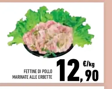 Fettine di pollo marinate alle erbette