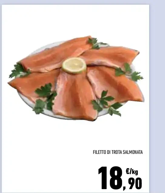 Filetto di trota salmonata