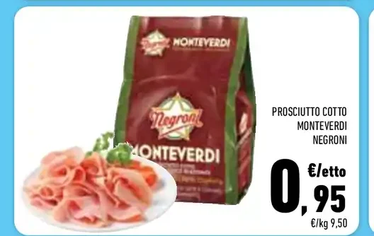 Prosciutto cotto Monteverdi Negroni