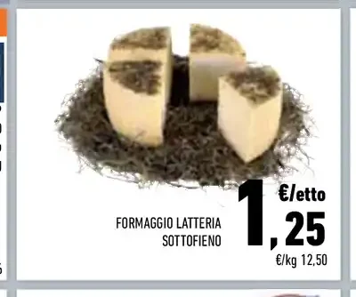 Formaggio latteria sottofieno