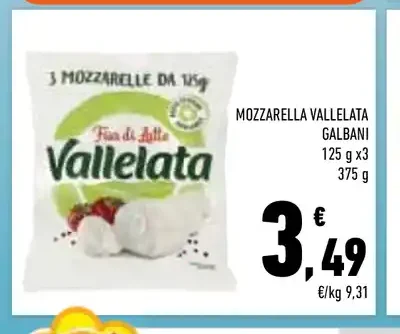 Mozzarella Vallelata Galbani