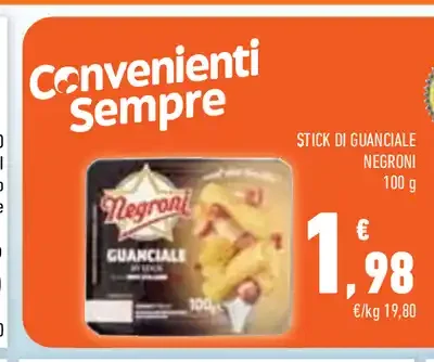 Stick di guanciale Negroni