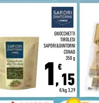Gnocchetti tirolesi Sapori&Dintorni Conad