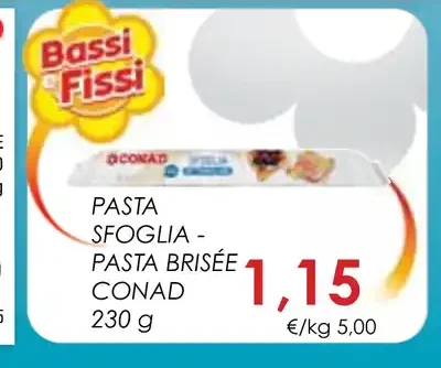 Pasta sfoglia / pasta brisée Conad
