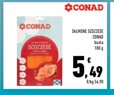 Salmone scozzese Conad