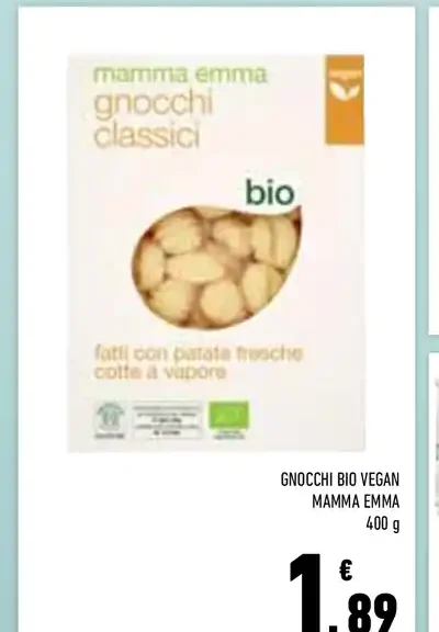 Gnocchi bio vegan