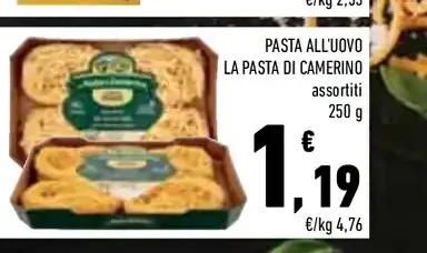 Pasta all'uovo La Pasta di Camerino