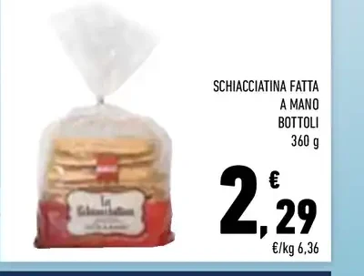 Schiacciatina fatta a mano Bottoli
