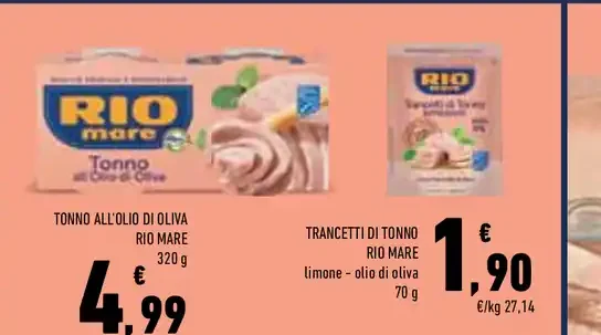 Tonno all'olio di oliva Rio Mare