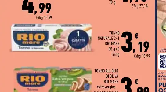 Tonno naturale Rio Mare