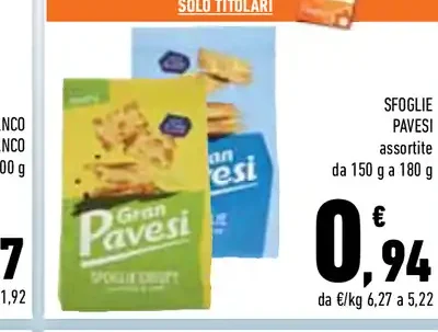 Sfoglie Pavesi