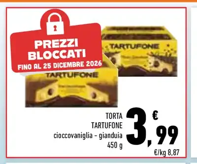 Torta Tartufone cioccolato-vaniglia - Gianduia